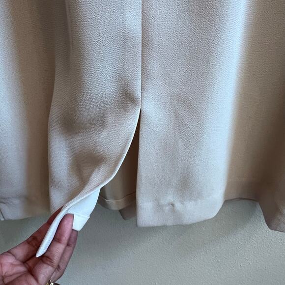 Jessica Howard Formal 2 PC Cream Color Jacket Beaded and Dress Set Sequins Sz 6P - Picture 5 of 8